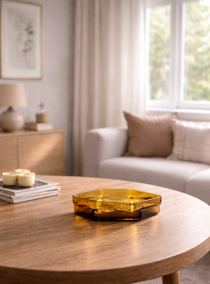 Muro Centrepiece Recycled Amber
