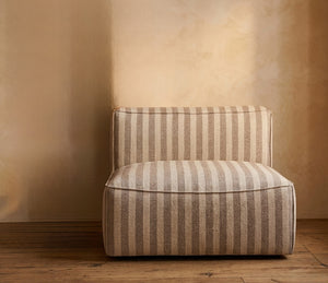 Catena Sofa Center L100 - Louisiana Sand/Off-White