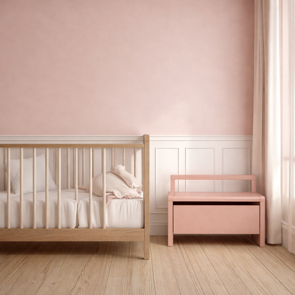 Little Architect Storage Bench Rose
