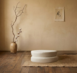 Plyo Ottoman - Staple Off-White