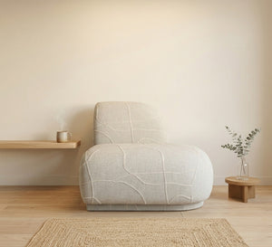 Rico Sofa Open End Right - Can Lis Sand/Off-White