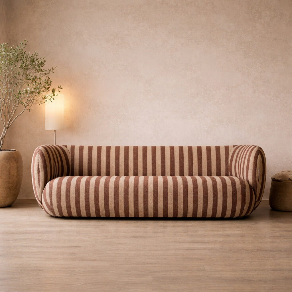 Rico Sofa 3-seater - Louisiana Sand/Chocolate