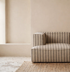 Catena Sofa Chaise Longue Left L600 - Louisiana Sand/Off-White