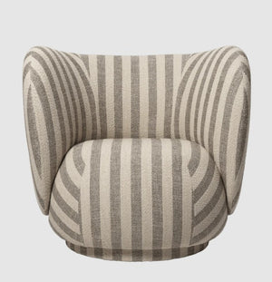 Rico Lounge Chair - Louisiana Sand/Off-White