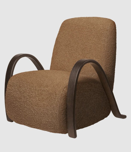 Buur Lounge Chair - Raw Bouclé Tan