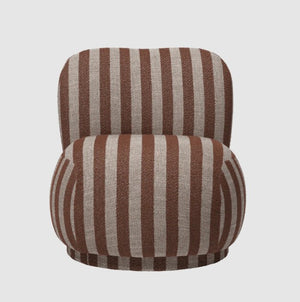 Rico Piccolo Lounge Chair - Louisiana Sand/Chocolate
