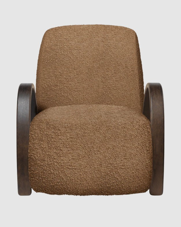 Buur Lounge Chair - Raw Bouclé Tan