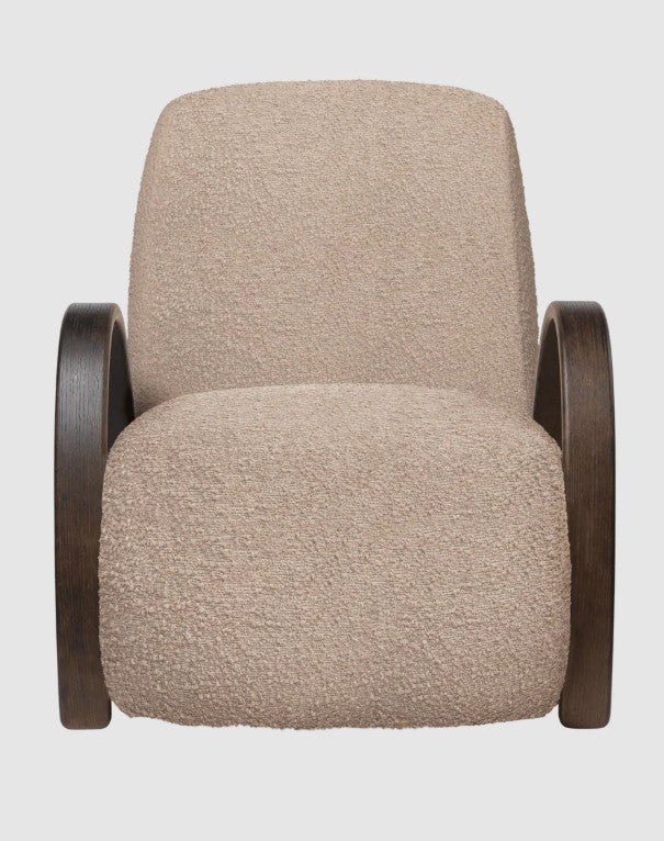 Buur Lounge Chair - Raw Bouclé Natural