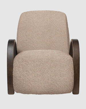 Buur Lounge Chair - Raw Bouclé Natural