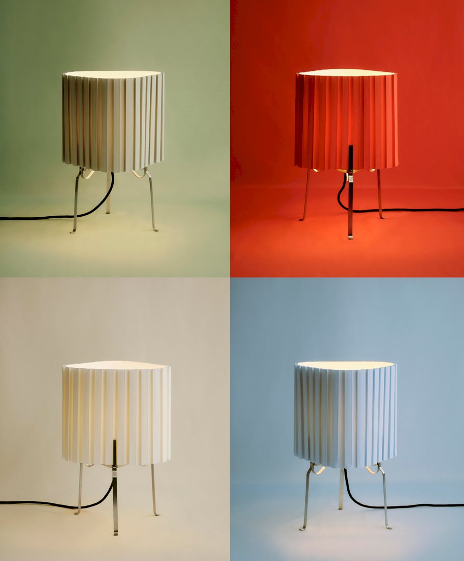 Lámpara de mesa Canelé blanco cálido · HAY · vista 3