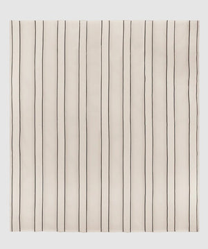 Twill Bedspread - Double Off-White/Black