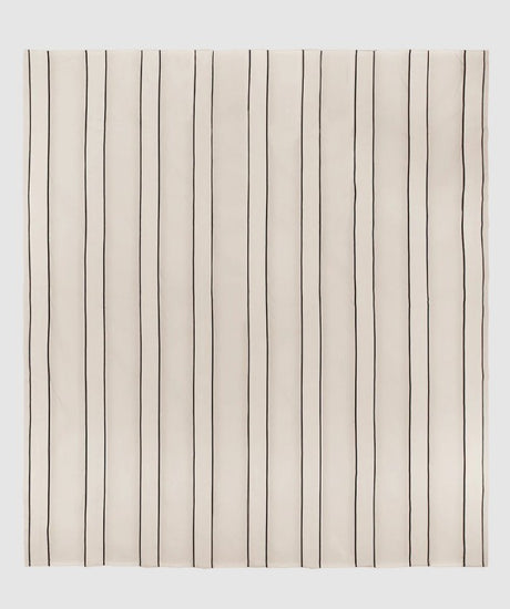Twill Bedspread - Double Off-White/Black