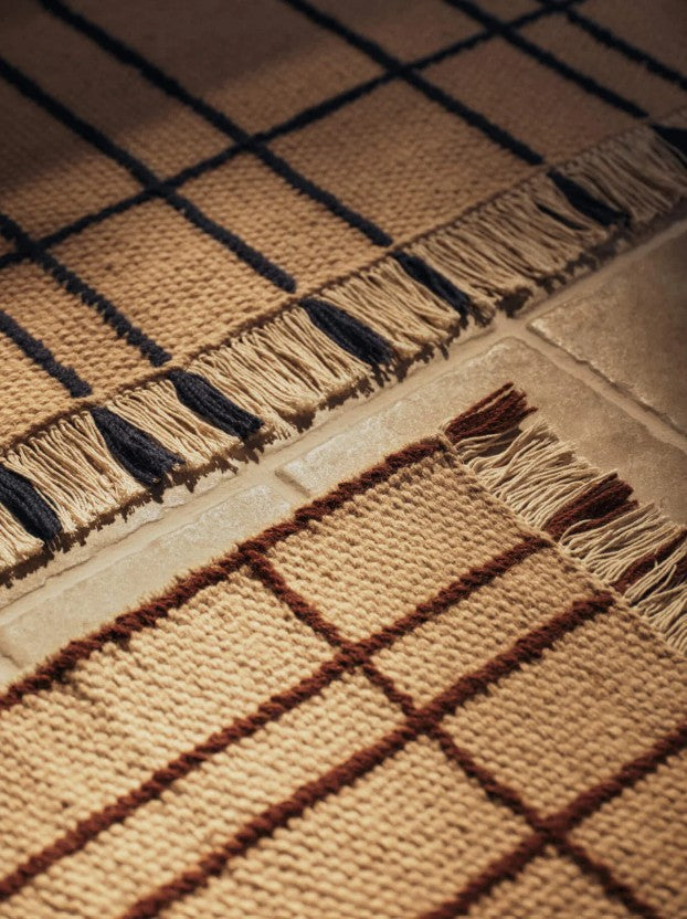 Sen Rug Parchment/Chestnut