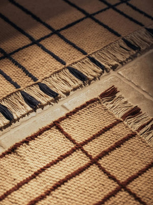 Sen Rug Parchment/Chestnut