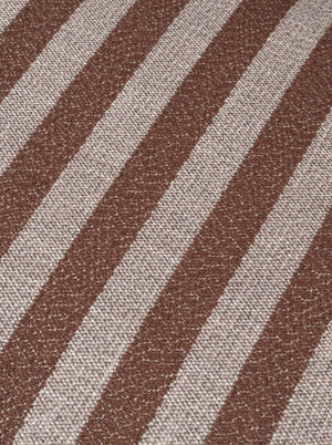 Catena Pouf Rectangular L501 - Louisiana Sand/Chocolate