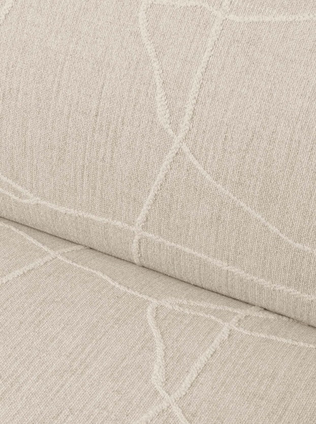 Rico Sofa Corner - Narrow - Can Lis Sand/Off-White