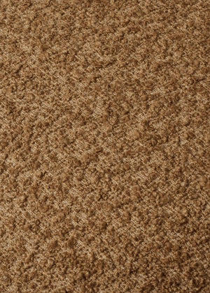 Orbo Lounge Chair - Swivel - Raw Bouclé Tan
