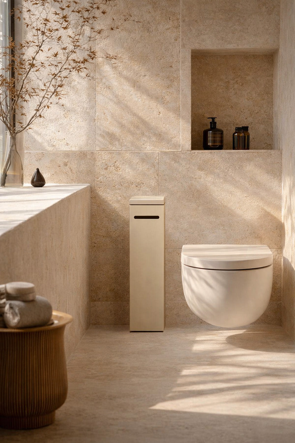 Sama Toilet Paper Dispenser Cashmere