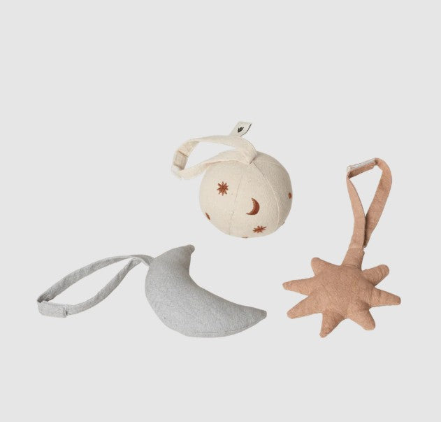 Skye Baby Toys - Set of 3 Rose