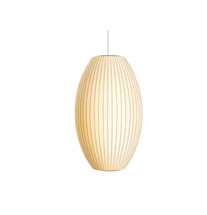 Nelson Cigar Bubble Pendant Medium Off White