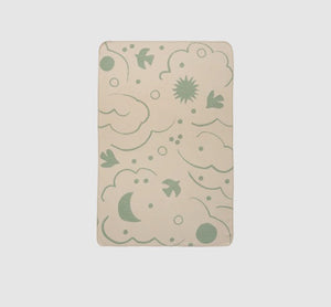 Skye Blanket Tea Green/Parchment