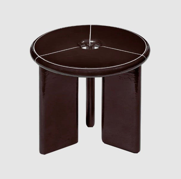 Deya Side Table Chestnut Brown