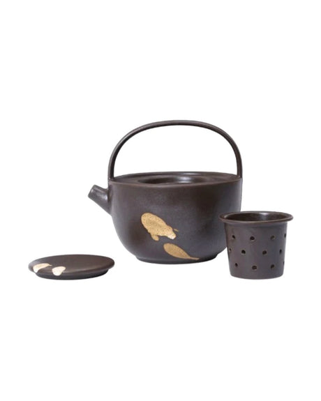 Teapot Koyo dark brown/Buff · Ferm Living