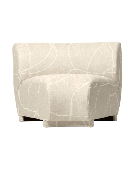 Módulo de sofá Rico canto estreito Can Lis areia/branco-sujo · Ferm Living