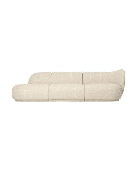 Módulo de sofá Rico extremidade aberta esquerda Can Lis areia/branco-sujo · Ferm Living