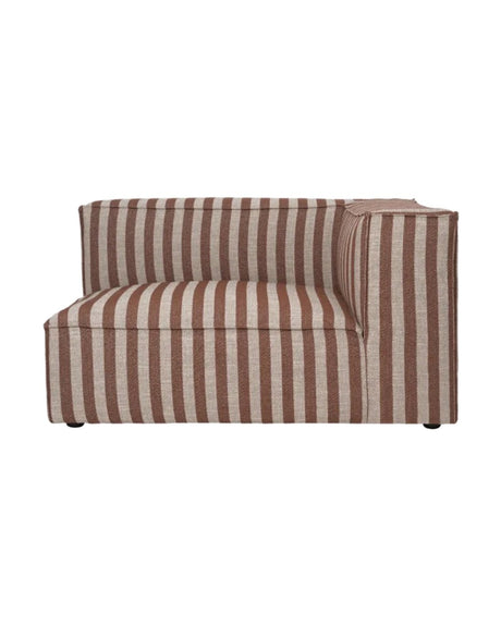 Módulo de sofá Catena braço direito L401 Louisiana areia/chocolate · Ferm Living