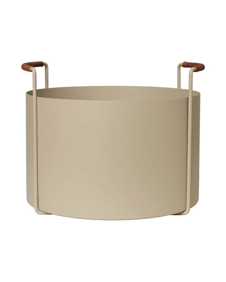 Cubo para leña Port cashmere · Ferm Living