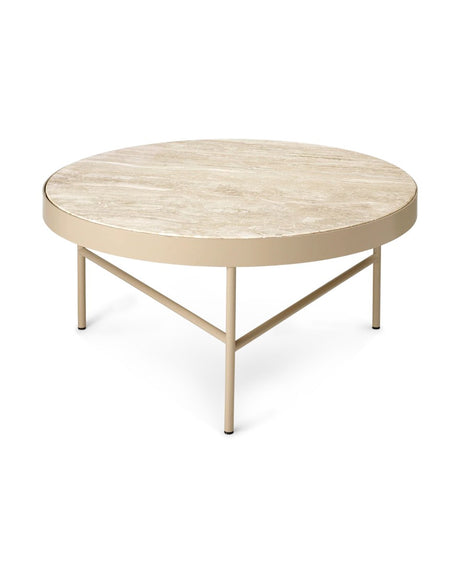 Mesa de travertino Travertine · Ferm Living