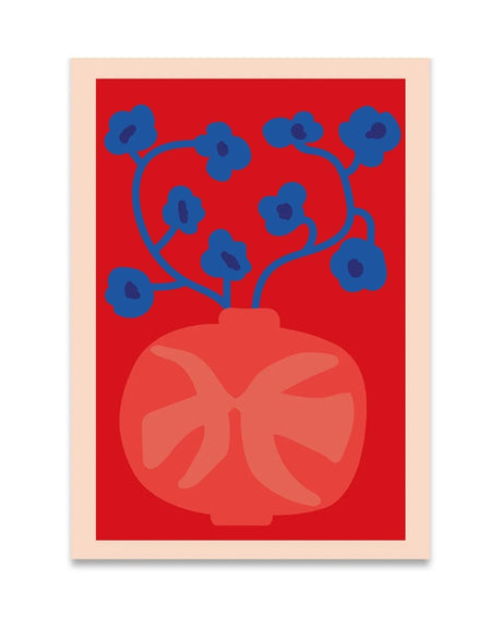 Lámina The Red Vase · Paper Collective