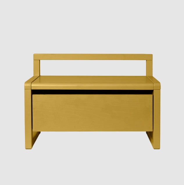 Little Architect Storage Bench Yellow