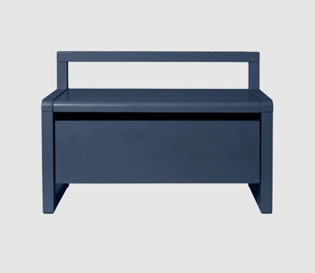 Little Architect Storage Bench Dark Blue