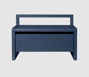 Little Architect Storage Bench Dark Blue