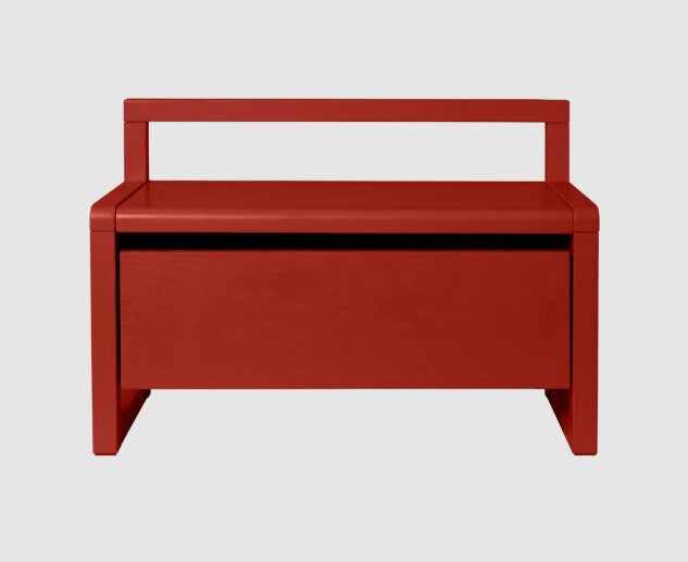 Little Architect Storage Bench Poppy Red