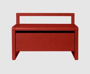 Little Architect Storage Bench Poppy Red
