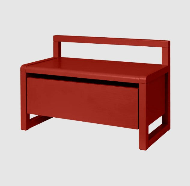 Little Architect Storage Bench Poppy Red