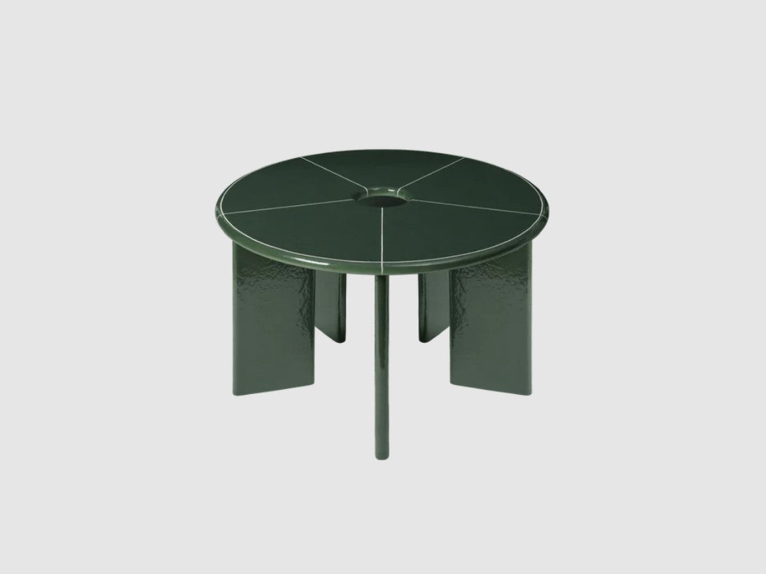 Deya Dining Table Dark Green