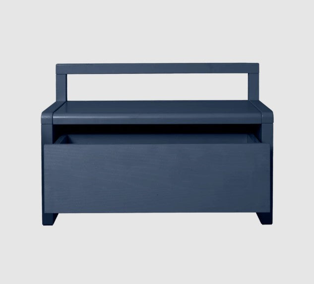 Little Architect Storage Bench Dark Blue