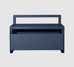 Little Architect Storage Bench Dark Blue