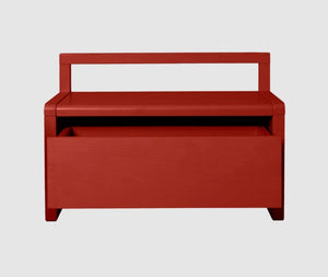 Little Architect Storage Bench Poppy Red