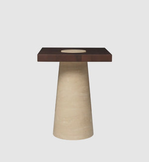 Grova Side Table Travertine