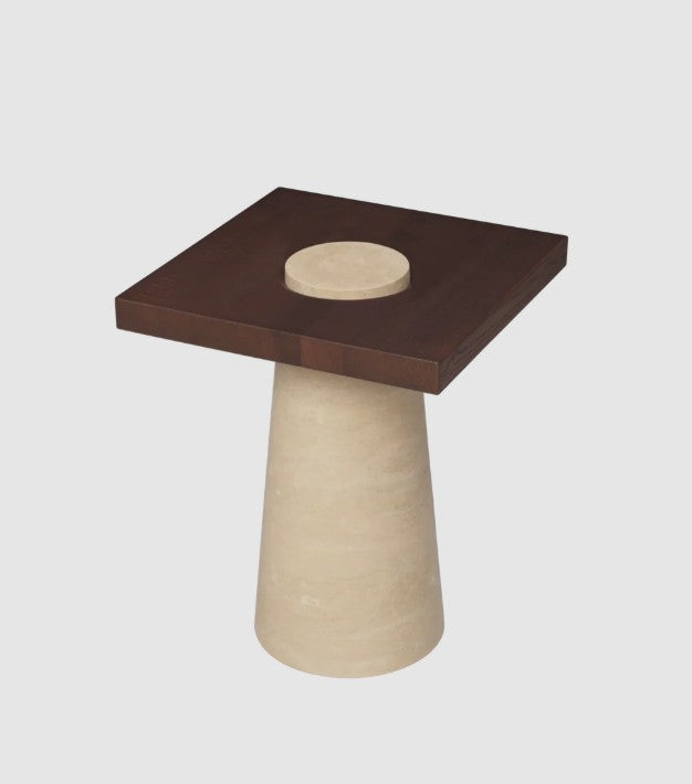 Grova Side Table Travertine