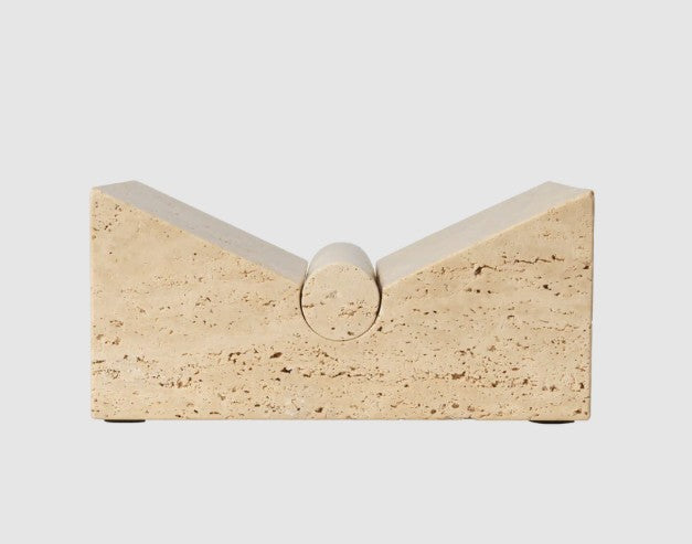 Tvara Book Stand Travertine