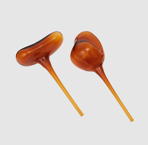 Mercury Water Globes - Set of 2 Amber