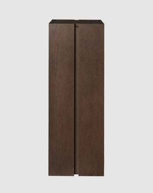 Parcel Pedestal Dark Stained Oak