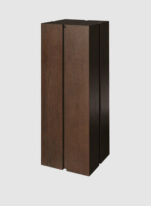 Parcel Pedestal Dark Stained Oak