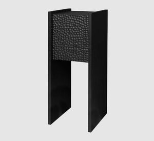 Scarni Pedestal Cabinet Dark Stained Ash